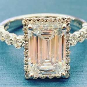 custom diamond engagement ring image